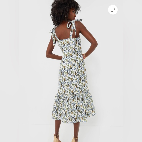 Tuckernuck Fern & Hydrangea Floral Hadley Dress size XL - Picture 2 of 2